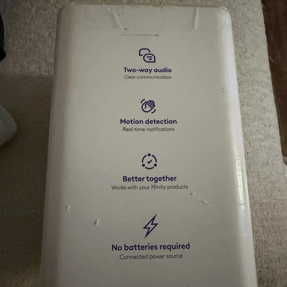 Xfinity White Indoor Camera